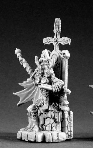 Reaper Miniatures Lucrella Lich Queen 02068 Dark Heaven Legends Unpainted Metal