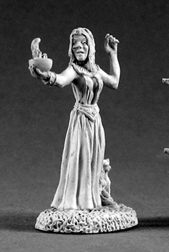 Reaper Miniatures Katrina the Invoker 02075 Dark Heaven Legends Unpainted Metal