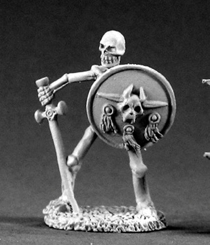 Reaper Miniatures Skeleton Swordsman #02078 Dark Heaven Legends Unpainted Metal