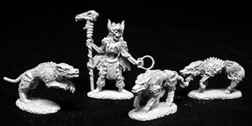 Reaper Miniatures Komray, Dogs Of War 02079 Dark Heaven Legends Unpainted Metal