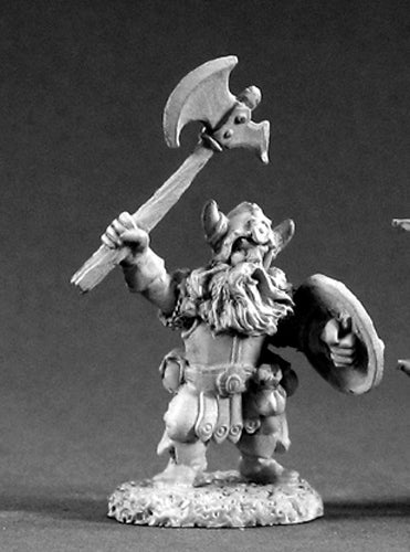 Reaper Miniatures Dain Deepaxe #02084 Dark Heaven Legends Unpainted Metal Figure