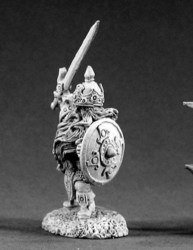 Reaper Miniatures King Norin Sliverbeard #02135 Dark Heaven Unpainted Metal