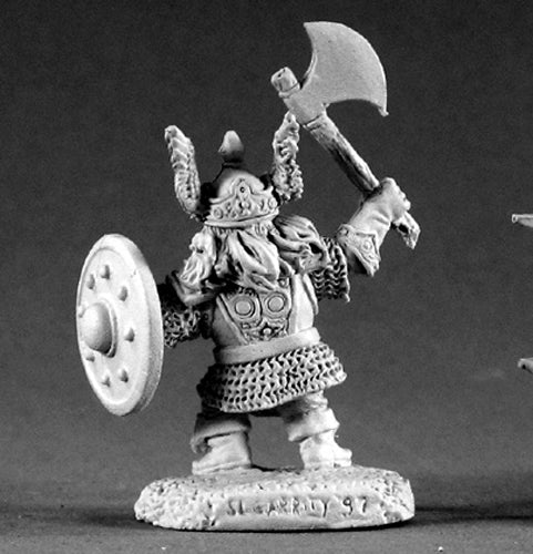 Reaper Miniatures Harbroom Axehelm #02175 Dark Heaven Legends Unpainted Metal