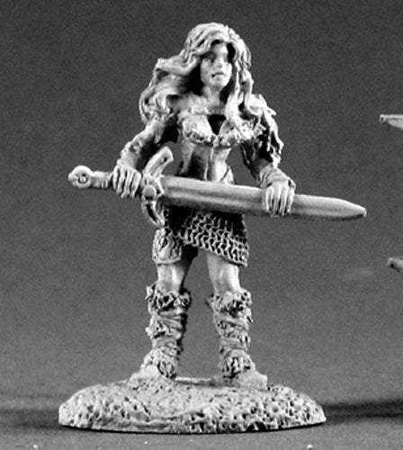 Reaper Miniatures Nadia Of the Blade #02201 Dark Heaven Legends Unpainted Metal