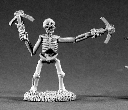 Reaper Miniatures Skeleton #02210 Dark Heaven Legends Unpainted Metal RPG Figure