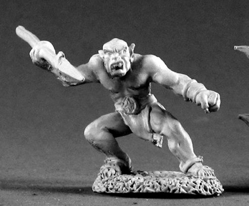 Reaper Miniatures Orc Warrior Of Kargir #02259 Dark Heaven Unpainted Metal