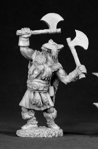 Reaper Miniatures Olaf, Wolf Warrior #02289 Dark Heaven Legends Unpainted Metal