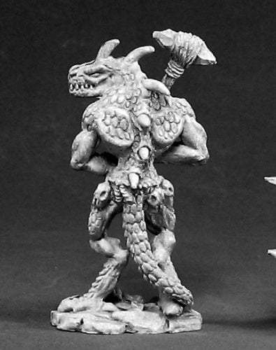 Reaper Miniatures S'Athka, Lizardman #02351 Dark Heaven Legends Unpainted Metal