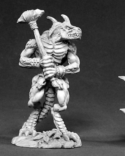 Reaper Miniatures S'Athka, Lizardman #02351 Dark Heaven Legends Unpainted Metal