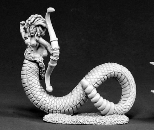 Reaper Miniatures Medusa #02354 Dark Heaven Legends Unpainted Metal RPG Figure