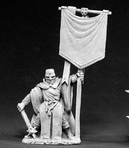 Reaper Miniatures Templar Standard #02390 Dark Heaven Legends Unpainted Metal