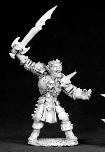 Reaper Miniatures Gragg Elfslayer Orc 02431 Dark Heaven Legends Unpainted Metal