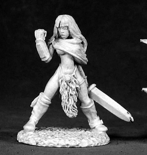 Reaper Miniatures Lorna the Huntress #02476 Dark Heaven Legends Unpainted Metal