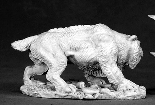 Reaper Miniatures Sabertooth Tiger #02480 Dark Heaven Legends Unpainted Metal