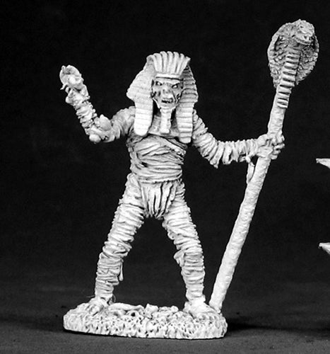 Reaper Miniatures Mummy Lord Of Hakir 02484 Dark Heaven Legends Unpainted Metal
