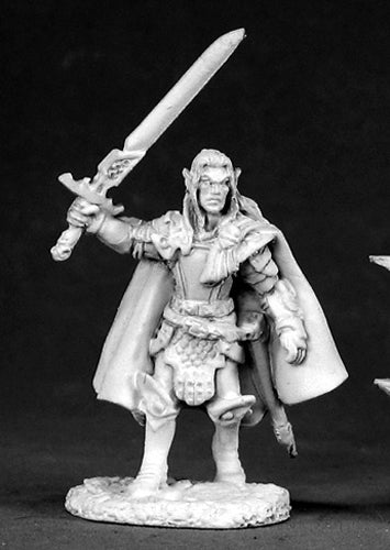 Reaper Miniatures Rath Nashanneth, Dark Elf #02506 Dark Heaven Unpainted Metal