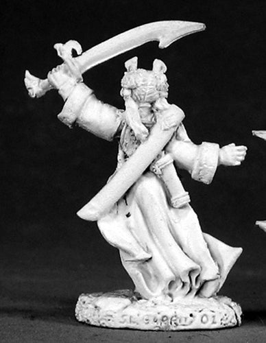Reaper Miniatures Midori, Female Monk 02511 Dark Heaven Legends Unpainted Metal