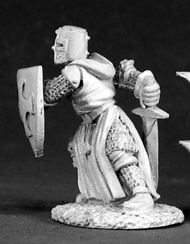 Reaper Miniatures Templar Knight #02513 Dark Heaven Legends Unpainted Metal