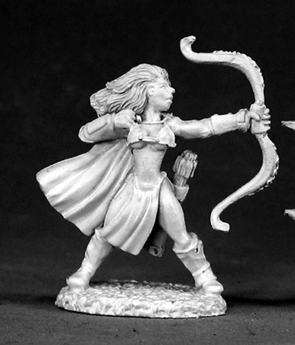 Reaper Miniatures Kara, Female Archer 02528 Dark Heaven Legends Unpainted Metal