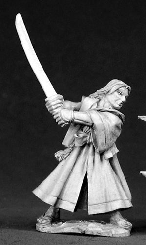 Reaper Miniatures Toshiro Male Ronin #02533 Dark Heaven Legends Unpainted Metal