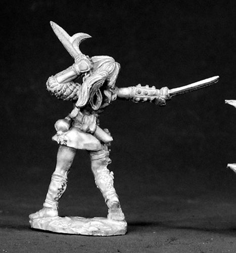 Reaper Miniatures Kiri, Female Ninja #02534 Dark Heaven Legends Unpainted Metal