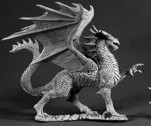 Reaper Miniatures Silver Dragon 02539 Dark Heaven Legends Unpainted Metal Figure