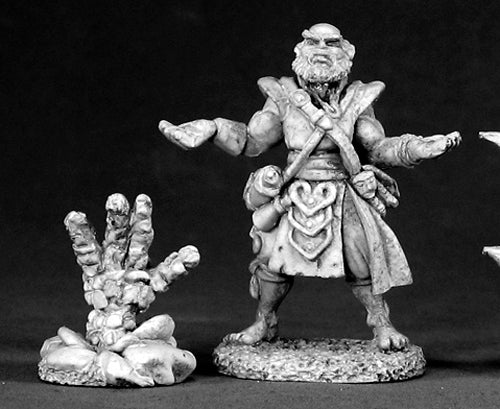 Reaper Miniatures Strohm, Earth Sorcerer #02560 Dark Heaven Unpainted Metal