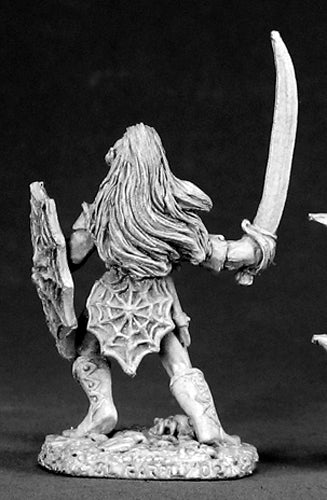 Reaper Miniatures Female Dark Elf #02574 Dark Heaven Legends Unpainted Metal