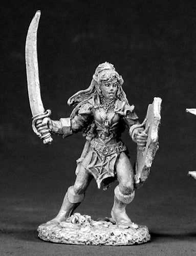 Reaper Miniatures Female Dark Elf #02574 Dark Heaven Legends Unpainted Metal
