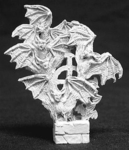 Reaper Miniatures Bat Swarm #02668 Dark Heaven Legends Unpainted Metal Figure