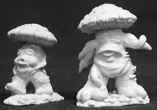 Reaper Miniatures Mushroom Men (2 Pieces) #02679 Dark Heaven Unpainted Metal