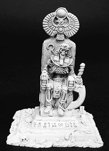 Reaper Miniatures Mummy King On Throne #02740 Dark Heaven Unpainted Metal