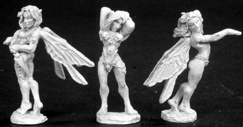 Reaper Miniatures Fairies (2 Pieces) & Nymph #02741 Dark Heaven Unpainted Metal