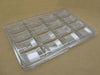 Chessex Clear Plastic Counter Tray with 16 2.5" x 1.5" Compartments