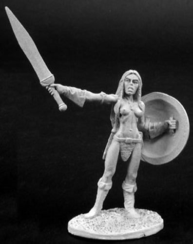 Reaper Miniatures Tana, Female Barbarian #02773 Dark Heaven Unpainted Metal