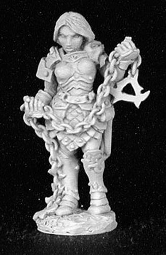 Reaper Miniatures Rasia with Spiked Chain #02823 Dark Heaven Legends Mini Figure