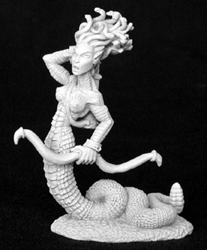 Reaper Miniatures Medusa #02833 Dark Heaven Legends Unpainted Metal RPG Figure