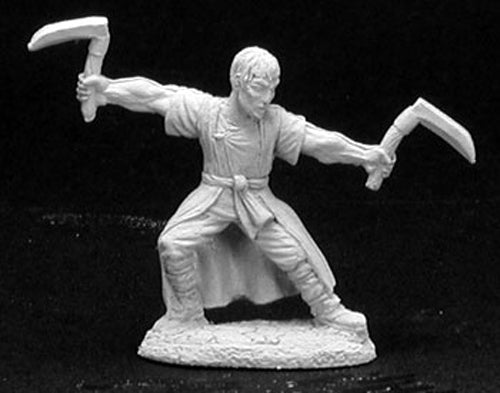 Reaper Miniatures Jade Tiger, Monk #02847 Dark Heaven Legends Unpainted Metal