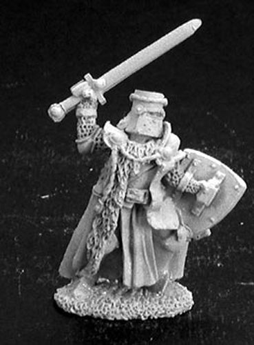 Reaper Miniatures Sir Barlow, Templar 02853 Dark Heaven Legends Unpainted Metal