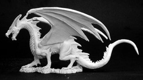 Reaper Miniatures Shadow Dragon 02864 Dark Heaven Legends Unpainted Metal Figure
