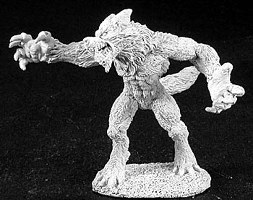 Reaper Miniatures Male Werewolf 02872 Dark Heaven Legends Unpainted Metal Figure