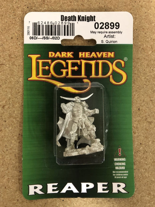 Reaper Miniatures Death Knight #02899 Dark Heaven Legends Unpainted Metal Figure
