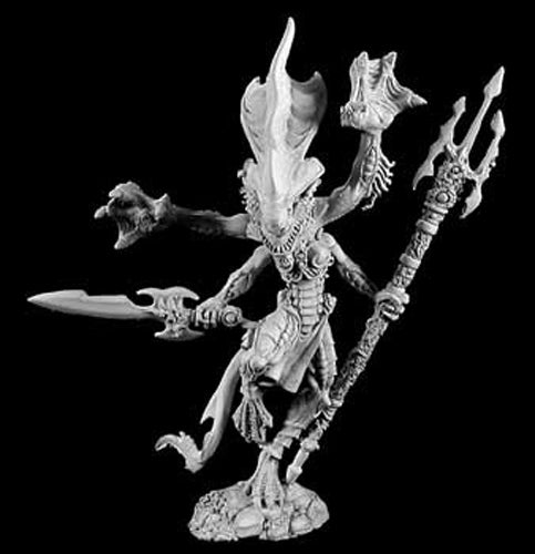 Reaper Miniatures Slithe Queen #02902 Dark Heaven Legends Unpainted Metal Figure