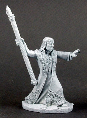 Reaper Miniatures Cirdan, High Elf Wizard #02937 Dark Heaven Unpainted Metal