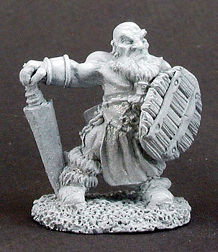 Reaper Miniatures Gullivar, Gnome Barbarian #02942 Dark Heaven Unpainted Metal