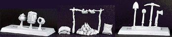 Reaper Miniatures Adventuring Accessories II #02963 (13 Pieces) Unpainted Metal