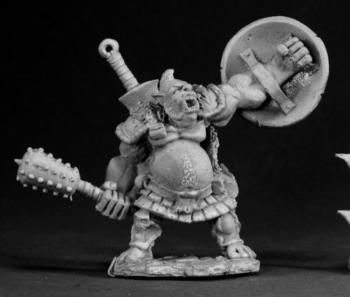 Reaper Miniatures Gorevane, Half Ogre Fighter 02966 Dark Heaven Unpainted Metal
