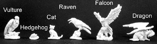 Reaper Miniatures Familiar Pack VIII #02969 (6 Pieces) Unpainted Metal Figures