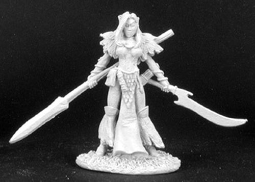 Reaper Miniatures Ishara Snowfinch, Druid #02972 Dark Heaven Unpainted Metal