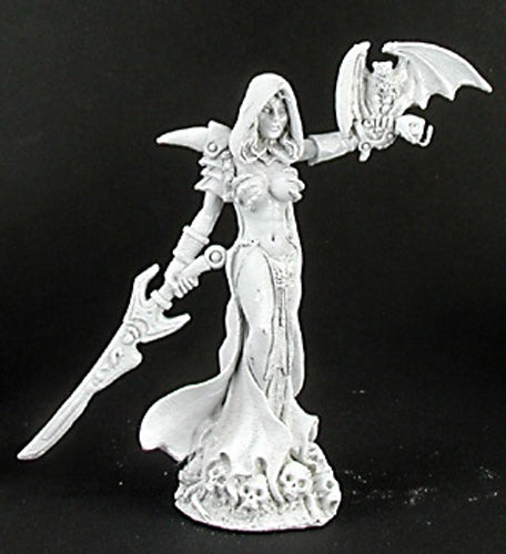 Reaper Miniatures Eldessa, Necromancer #02986 Dark Heaven Unpainted Metal